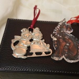 Two Cat Ornaments